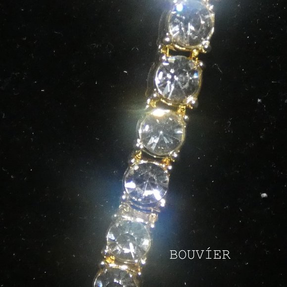 18K Solid Gold Diamond 4mm Tennis Chain - Picture 3 of 3